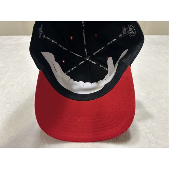 El Paso Chihuahuas Hat Cap '47 SnapBack Adjustable Black Red MiLB Baseball Cap - Picture 5 of 6